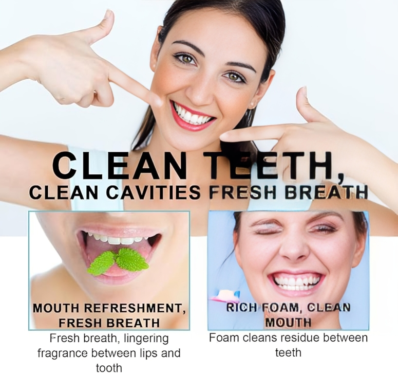 عرض قطعتين من معجون أسنان Cophksu Sp10 لتبييض الأسنان