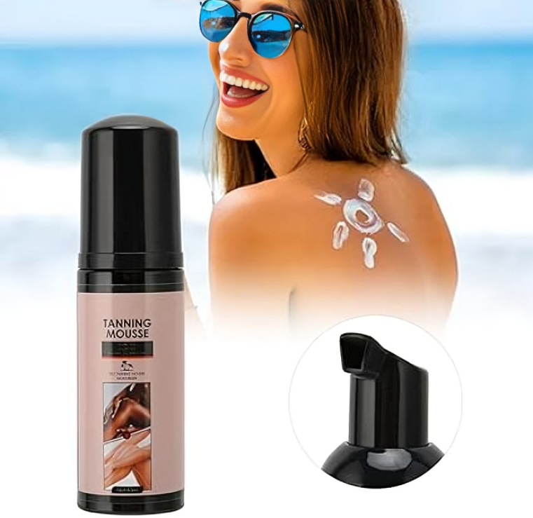 رغوة ومرطب للتسمير بدون شمس