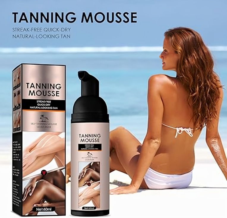 رغوة ومرطب للتسمير بدون شمس