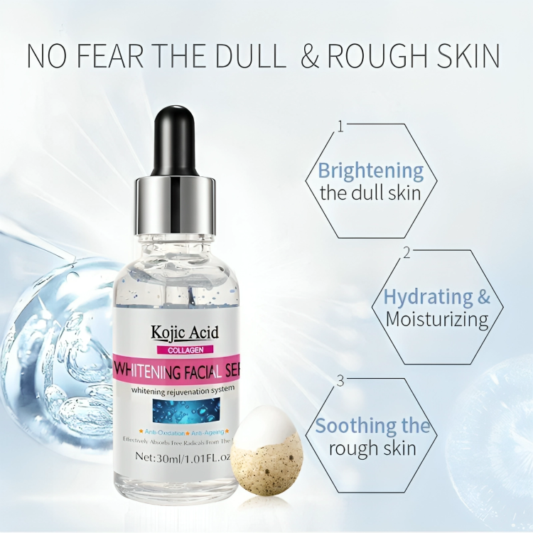 سيروم تبييض الوجه بحمض الكوجيك والكولاجين