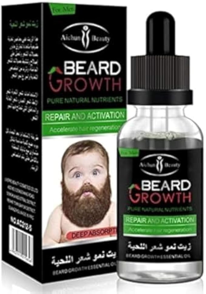 ديرما مع زيت نمو اللحية T