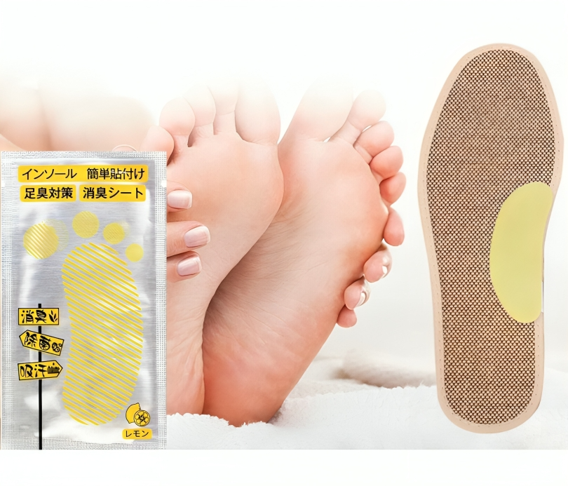 قطعتين من لاصقات مزيلة لرائحة الأحذية