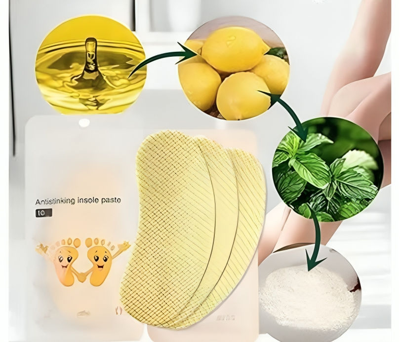 قطعتين من لاصقات مزيلة لرائحة الأحذية