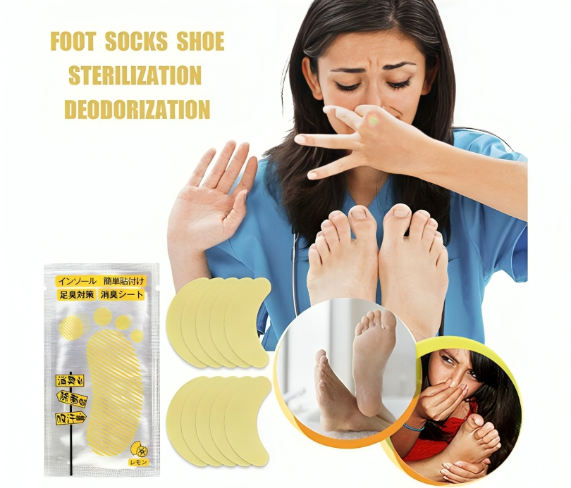 قطعتين من لاصقات مزيلة لرائحة الأحذية