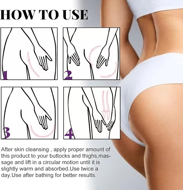 زيت التدليك الطبيعي لشد وترطيب الأرداف