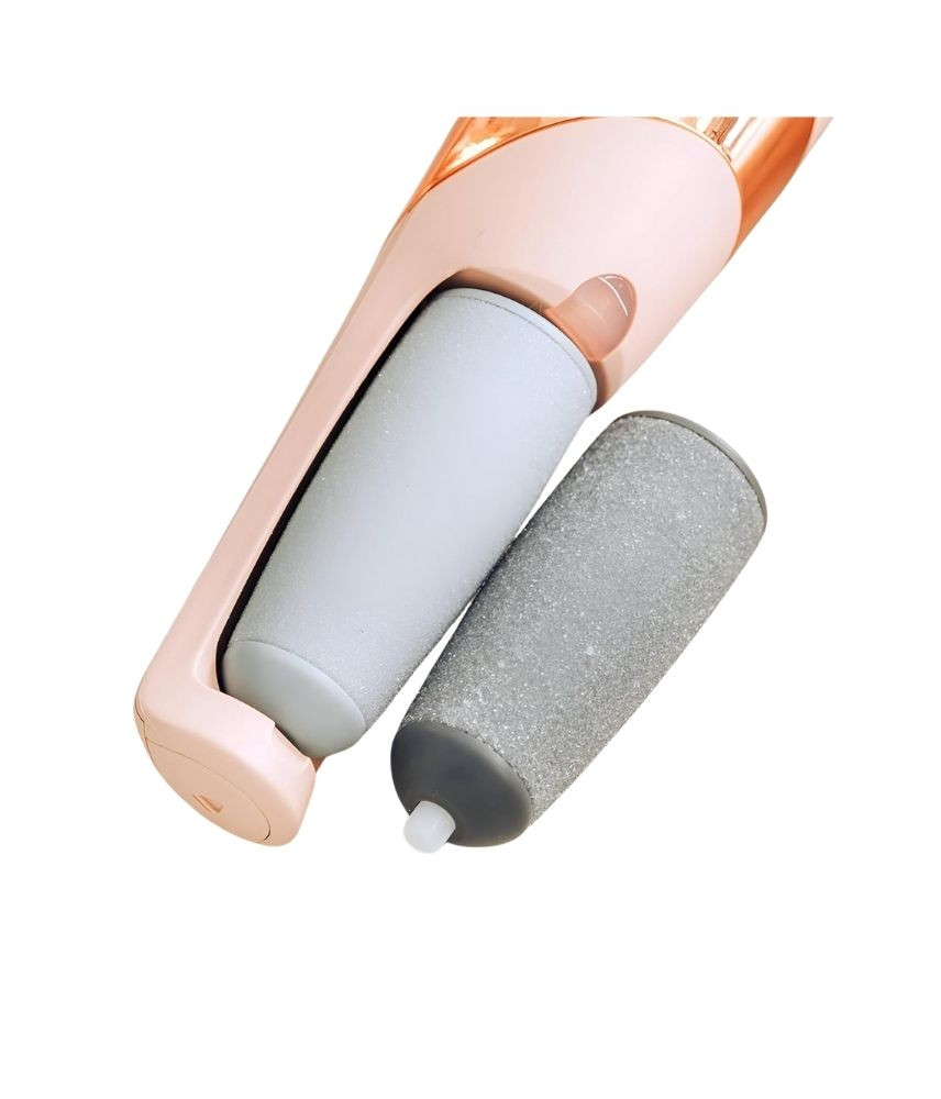 عرض قطعتين من أداة باديكير كهربائية قابلة لإعادة الشحن لإزالة الجلد الميت T